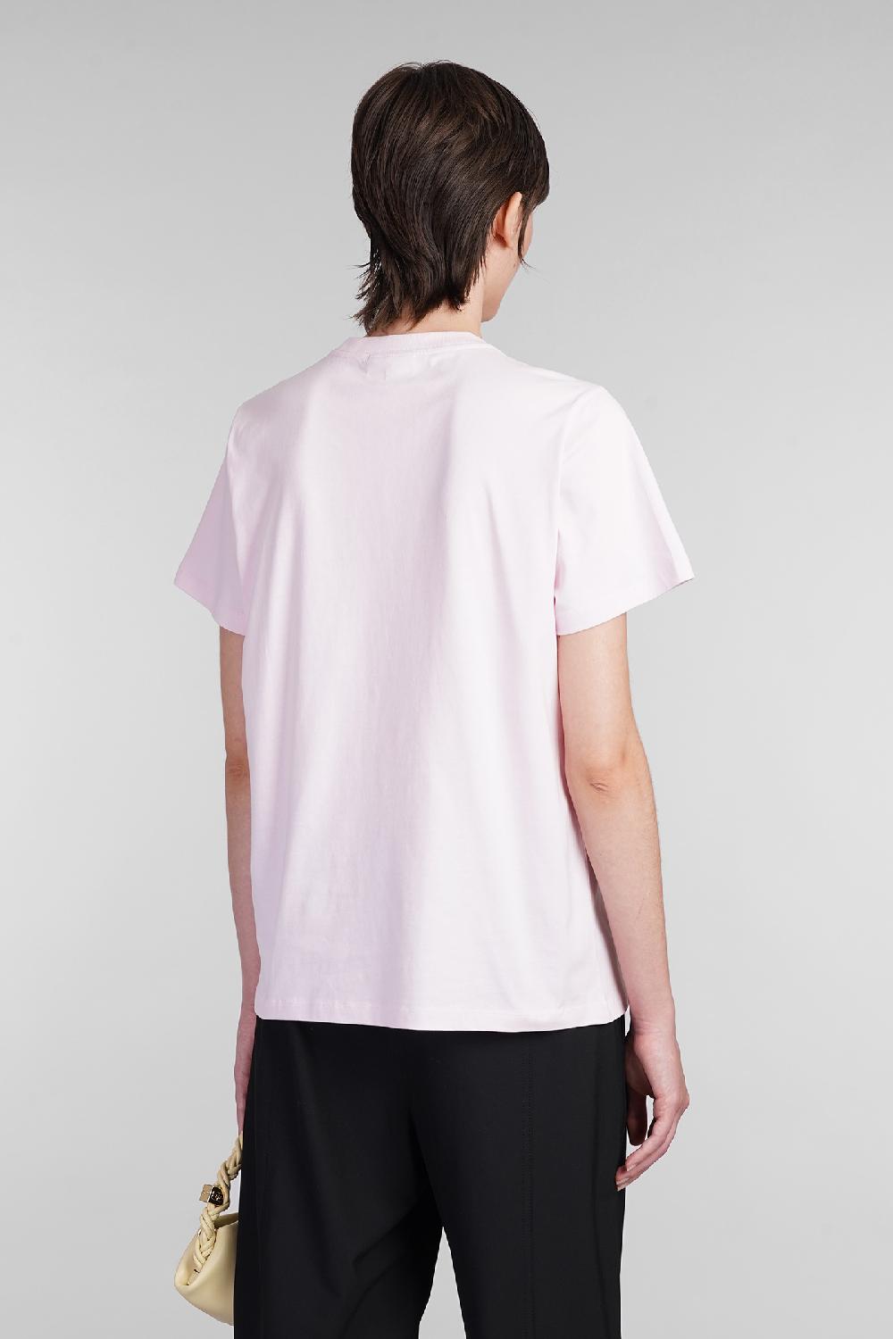 Deliberti Ganni T-shirt In Cotone Rosa Cod. 403423 - Deliberti The Luxury Shopping