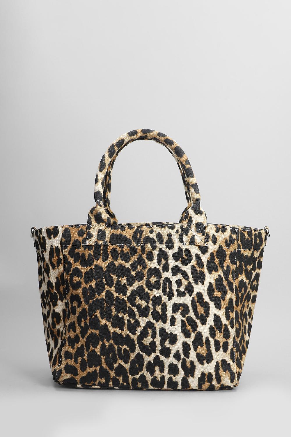 Deliberti Ganni Tote In Cotone Animalier Cod. 403485 - Deliberti The Luxury Shopping