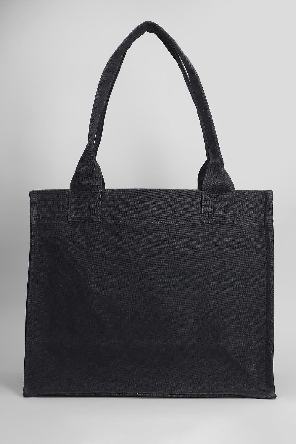 Deliberti Ganni Tote In Cotone Nero Cod. 409927 - Deliberti The Luxury Shopping