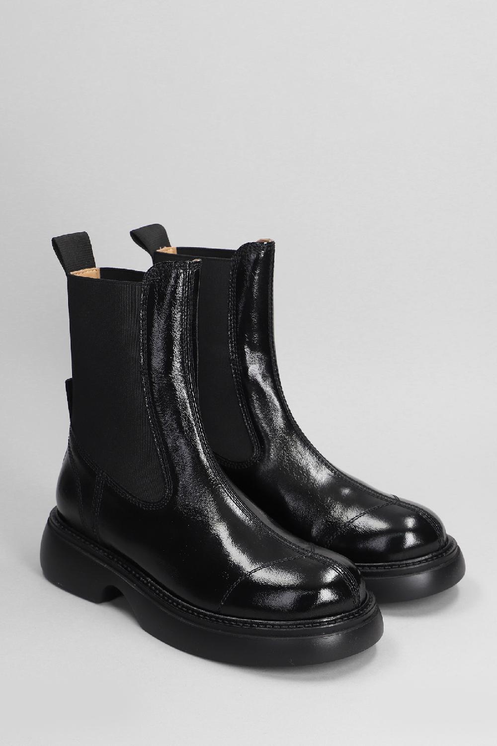 Deliberti Ganni Tronchetti Tacco Alto In Poliestere Nero Cod. 403460 - Deliberti The Luxury Shopping