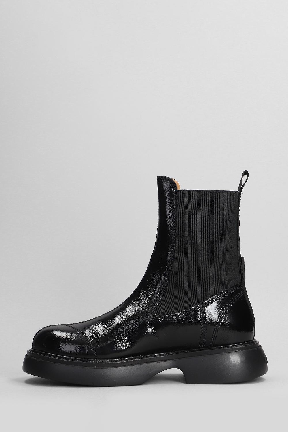 Deliberti Ganni Tronchetti Tacco Alto In Poliestere Nero Cod. 403460 - Deliberti The Luxury Shopping