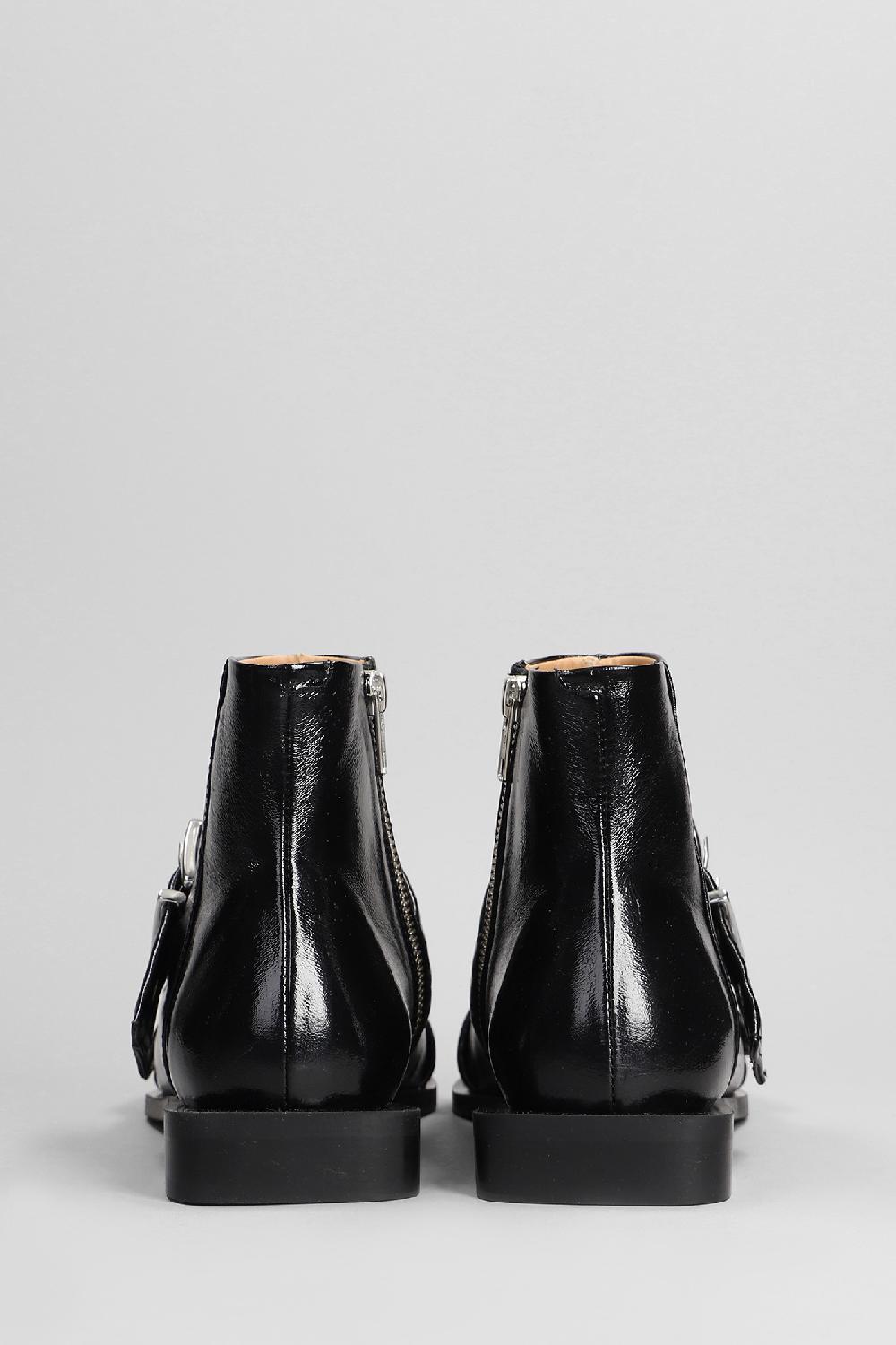 Deliberti Ganni Tronchetti Tacco Basso In Poliestere Nero Cod. 402393 - Deliberti The Luxury Shopping