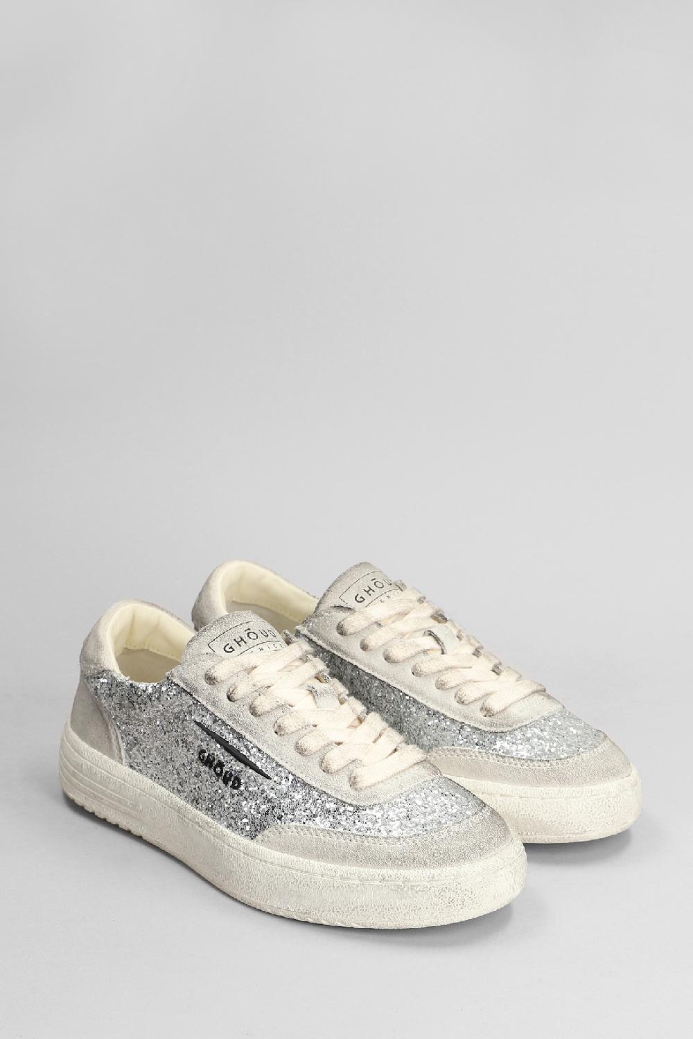 Deliberti Ghoud Sneakers Lido Brushed In Glitter Argento Cod. 409023 - Deliberti The Luxury Shopping