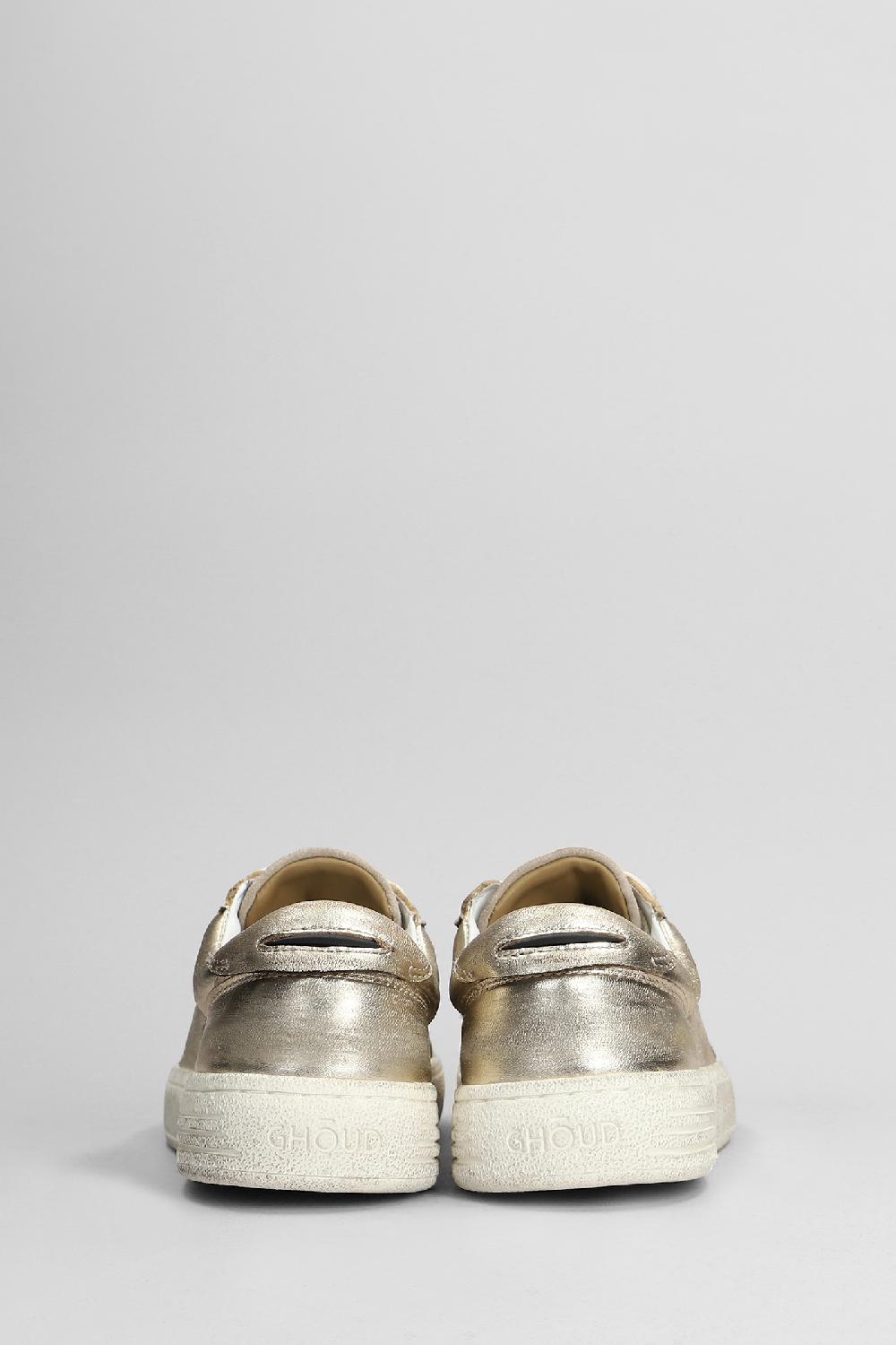Deliberti Ghoud Sneakers Lido Brushed In Pelle Oro Cod. 409027 - Deliberti The Luxury Shopping