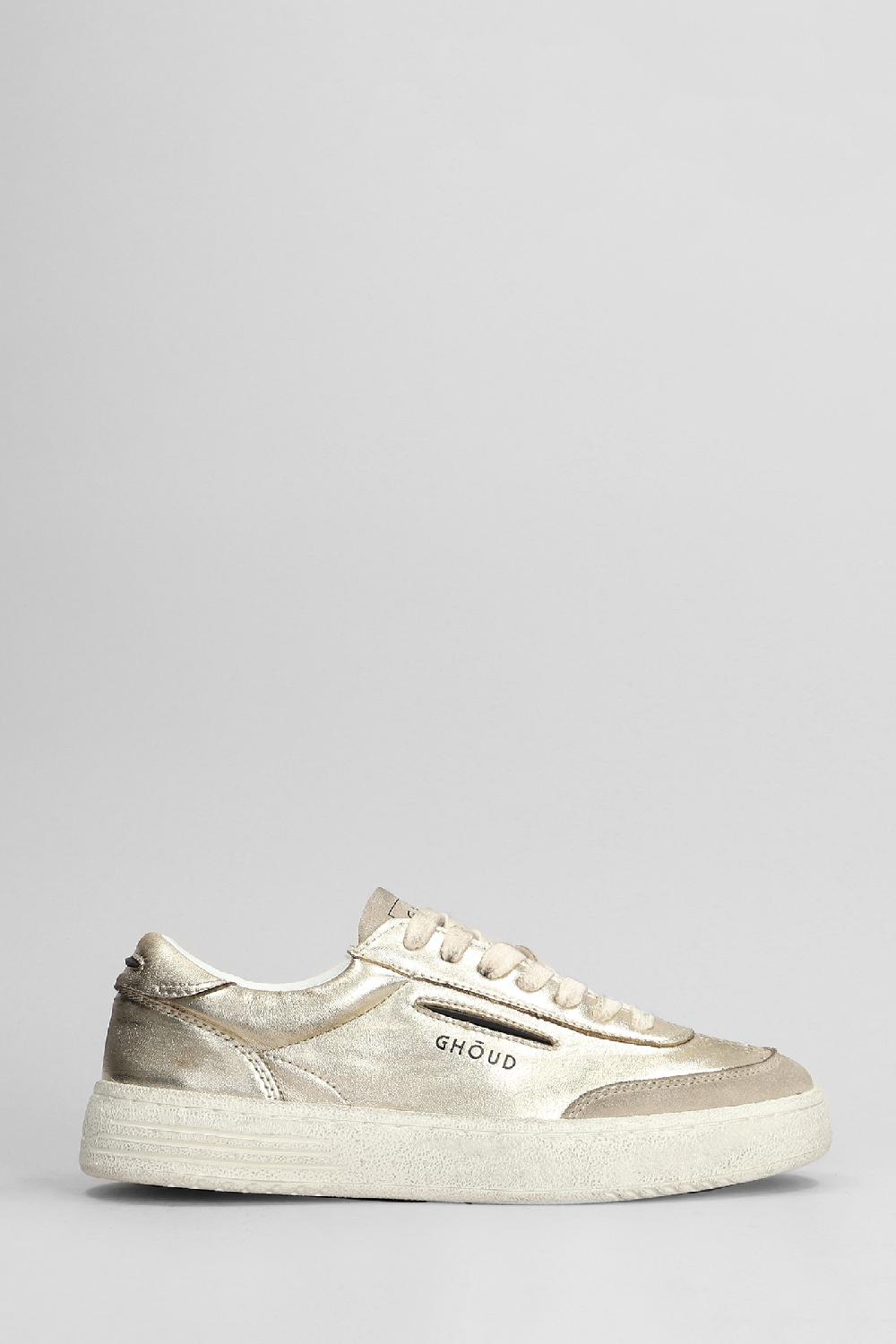 Deliberti Ghoud Sneakers lido brushed in pelle oro cod. 409027 - Deliberti The Luxury Shopping