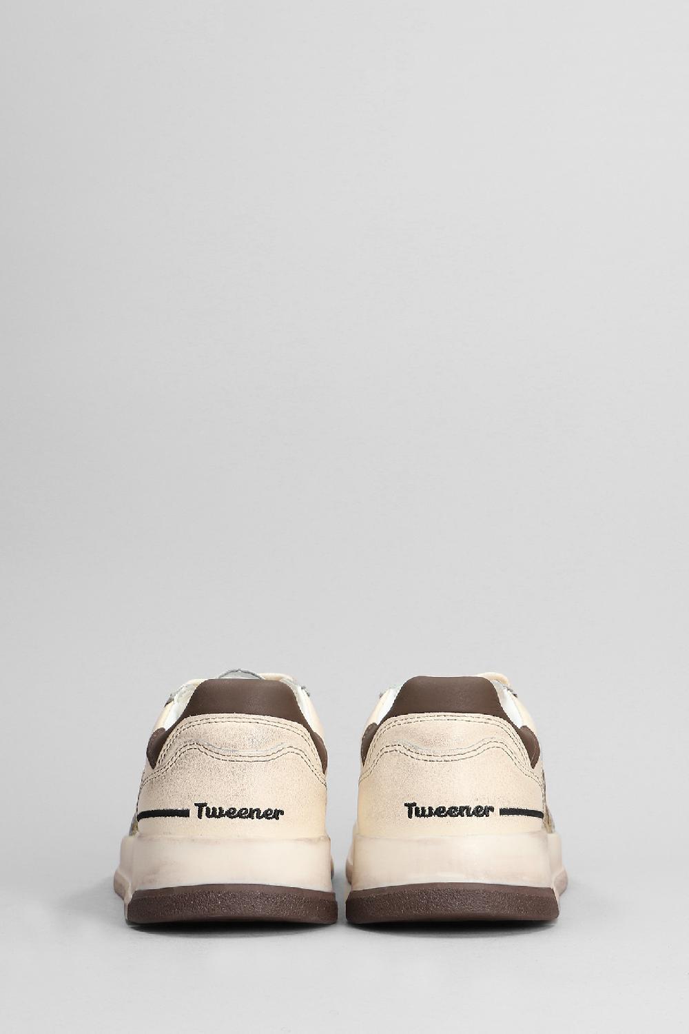 Deliberti Ghoud Sneakers Tweener In Pelle Beige Cod. 409028 - Deliberti The Luxury Shopping