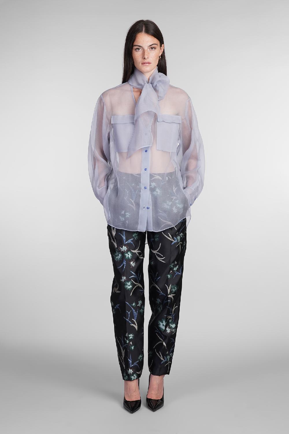 Deliberti Giorgio Armani Camicia In Seta Celeste Cod. 403596 - Deliberti The Luxury Shopping