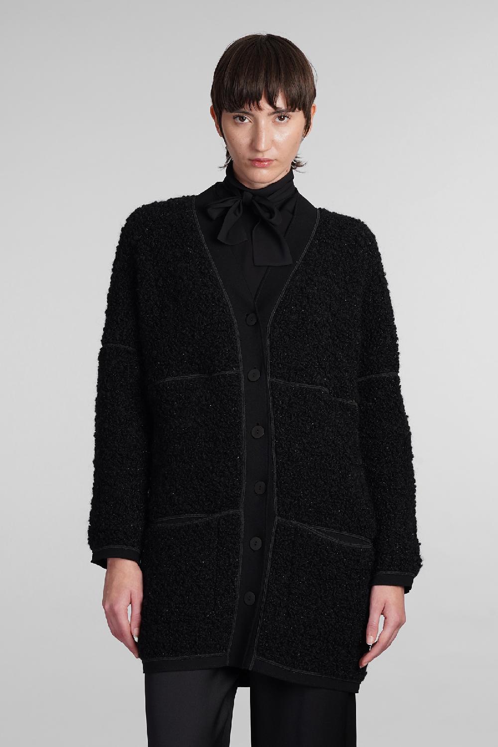 Deliberti Giorgio Armani Cardigan in lana nera cod. 403591 - Deliberti The Luxury Shopping