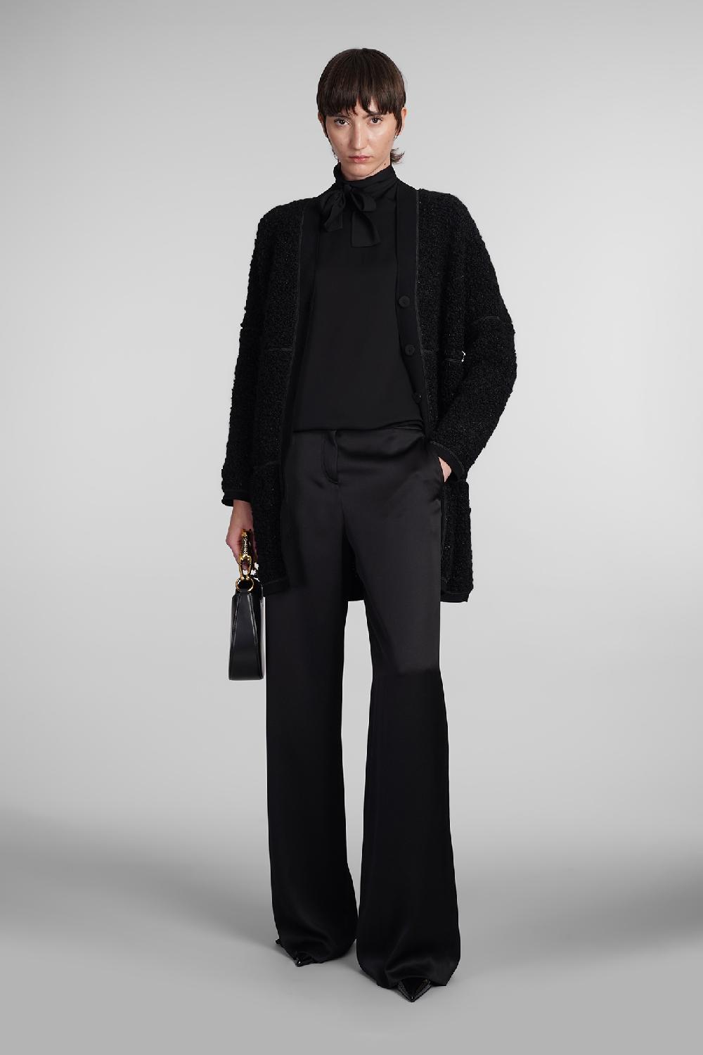 Deliberti Giorgio Armani Pantalone In Seta Nera Cod. 403594 - Deliberti The Luxury Shopping