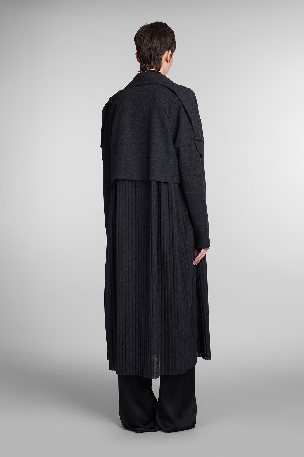 Deliberti Giorgio Armani Trench In Lana Grigia Cod. 403592 - Deliberti The Luxury Shopping