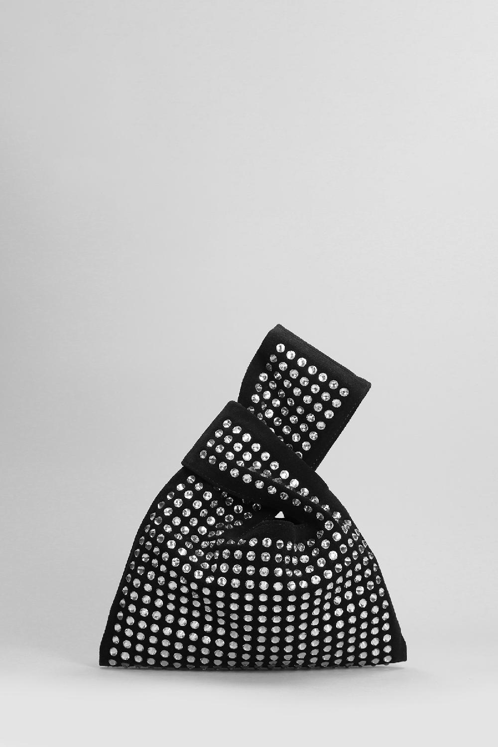 Deliberti Giuseppe Di Morabito Borsa A Mano In Camoscio Nero Cod. 405028 - Deliberti The Luxury Shopping