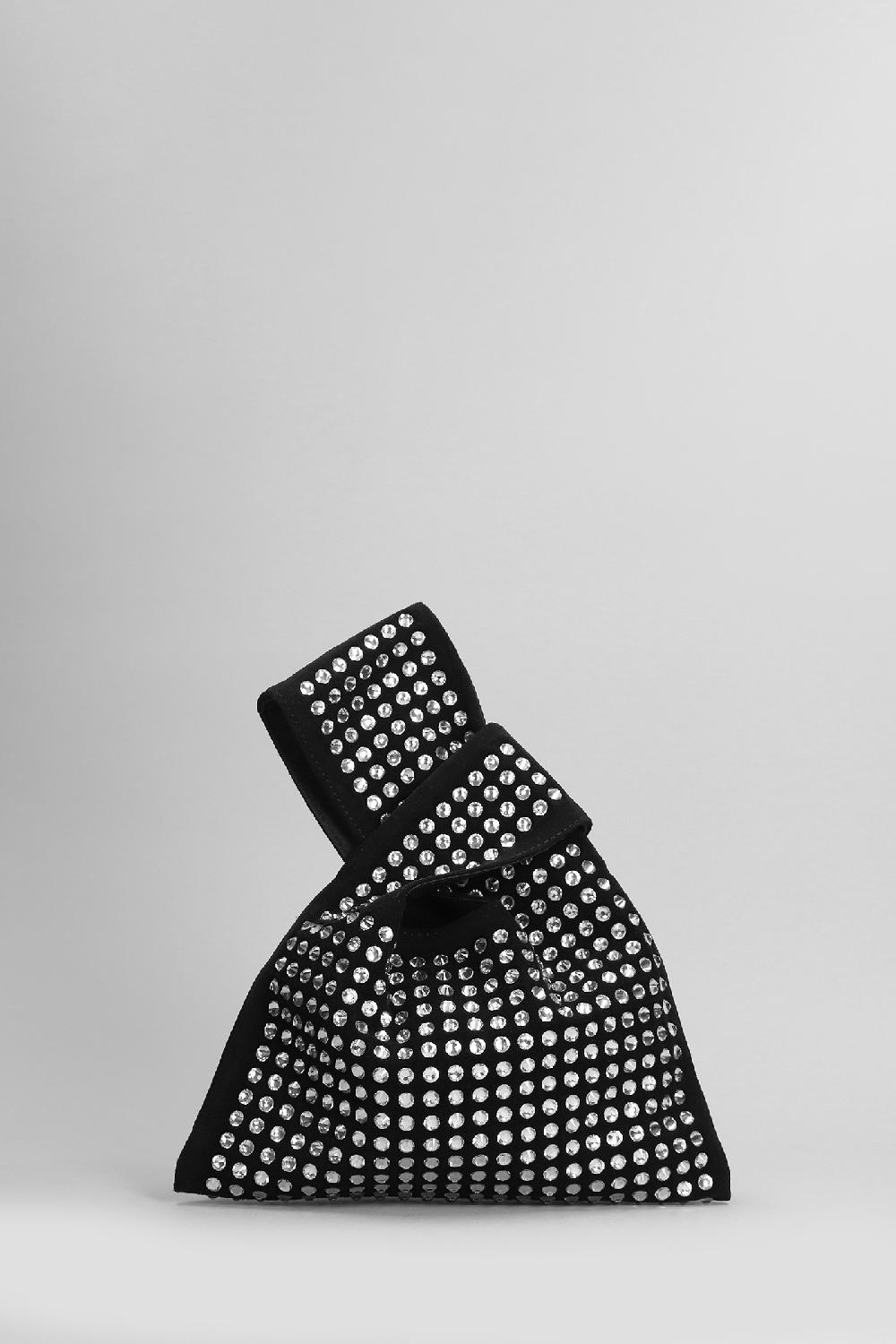 Deliberti Giuseppe di Morabito Borsa a mano in camoscio nero cod. 405028 - Deliberti The Luxury Shopping