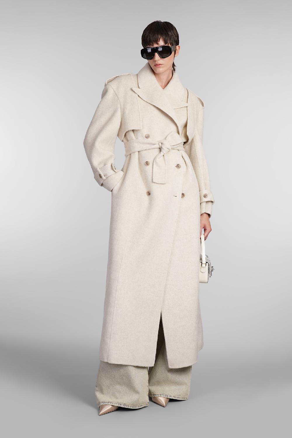 Deliberti Giuseppe Di Morabito Cappotto In Lana Beige Cod. 407963 - Deliberti The Luxury Shopping