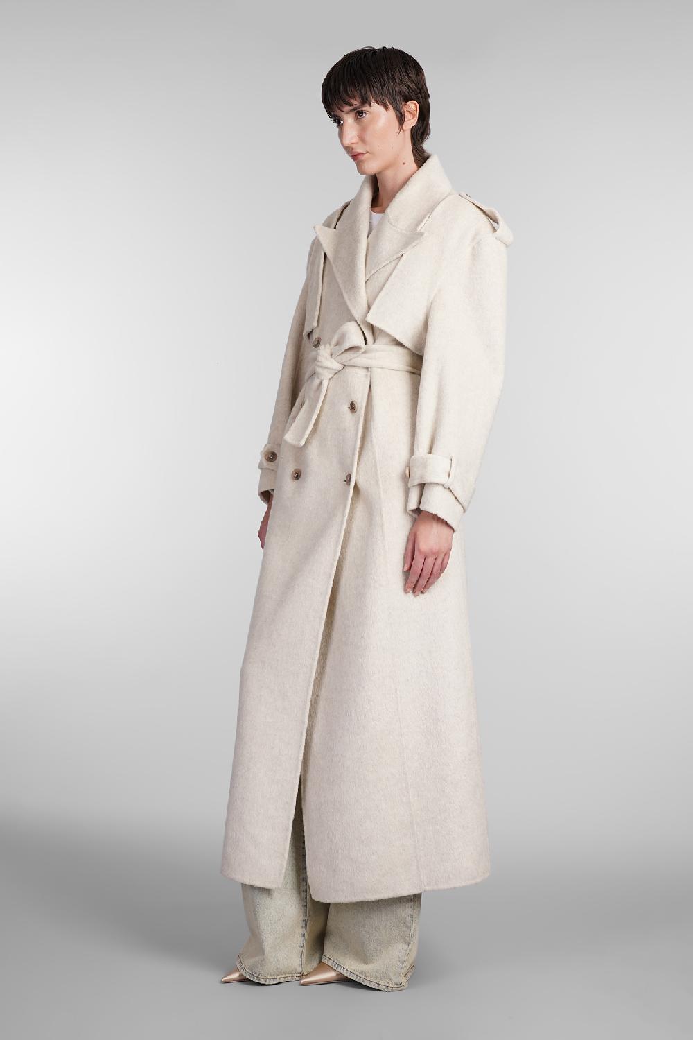 Deliberti Giuseppe Di Morabito Cappotto In Lana Beige Cod. 407963 - Deliberti The Luxury Shopping
