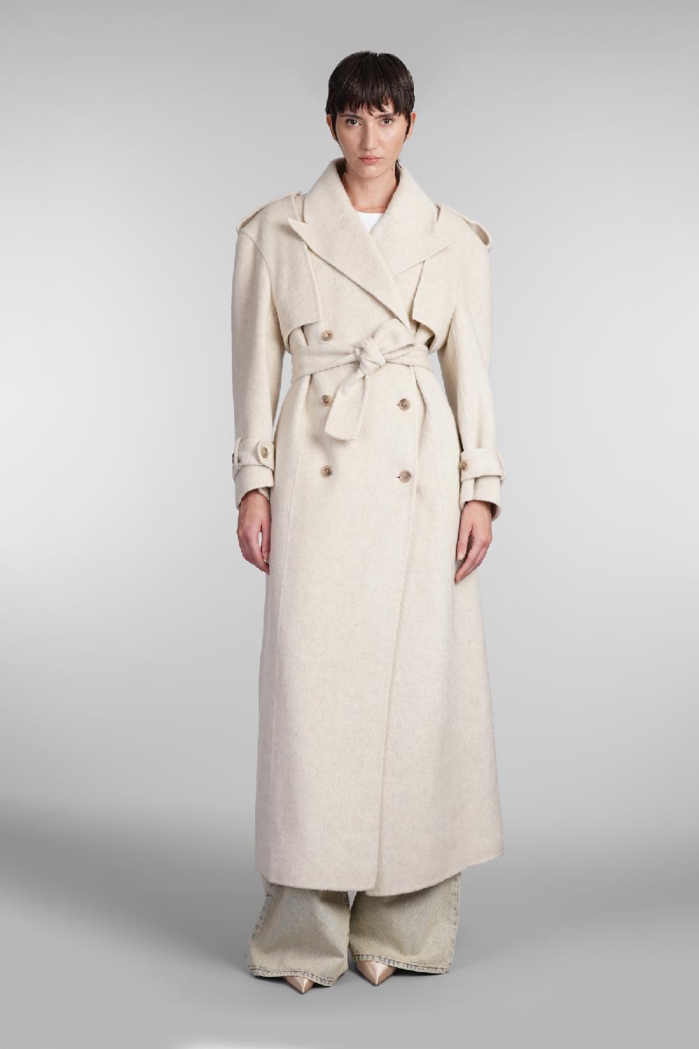 Deliberti Giuseppe di Morabito Cappotto in lana beige cod. 407963 - Deliberti The Luxury Shopping