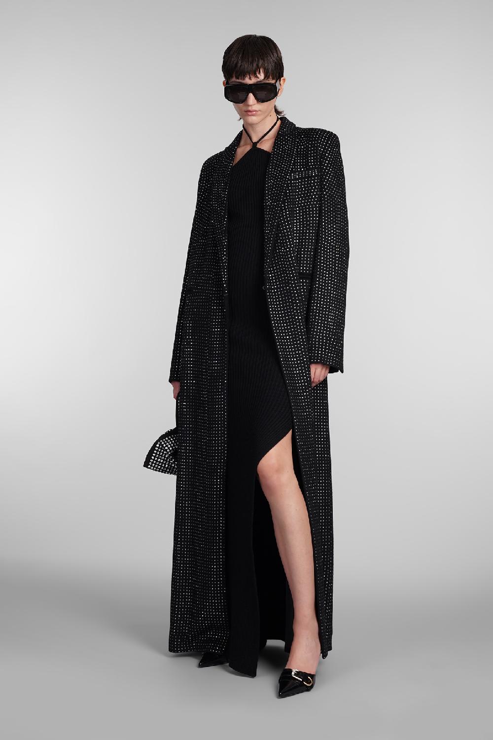 Deliberti Giuseppe Di Morabito Cappotto In Lana Nera Cod. 407964 - Deliberti The Luxury Shopping