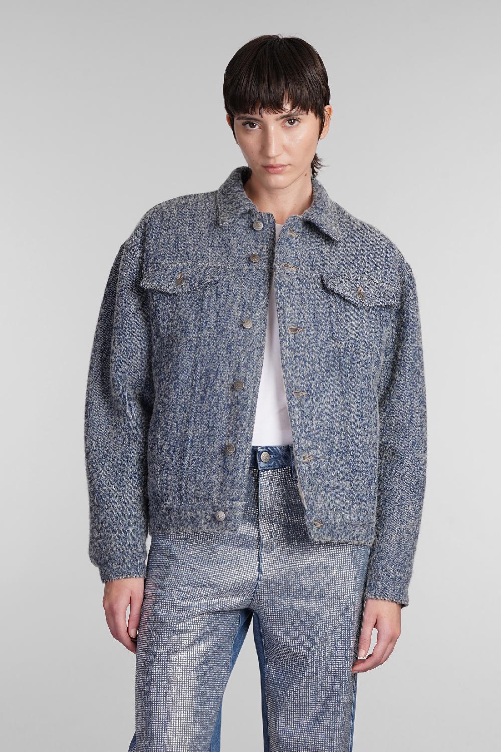 Deliberti Giuseppe di Morabito Giacca casual in cotone blu cod. 407959 - Deliberti The Luxury Shopping