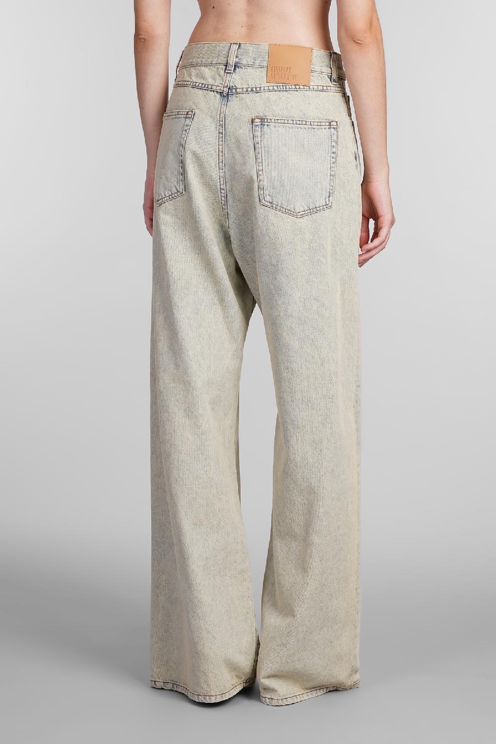 Deliberti Giuseppe Di Morabito Jeans In Cotone Beige Cod. 407960 - Deliberti The Luxury Shopping