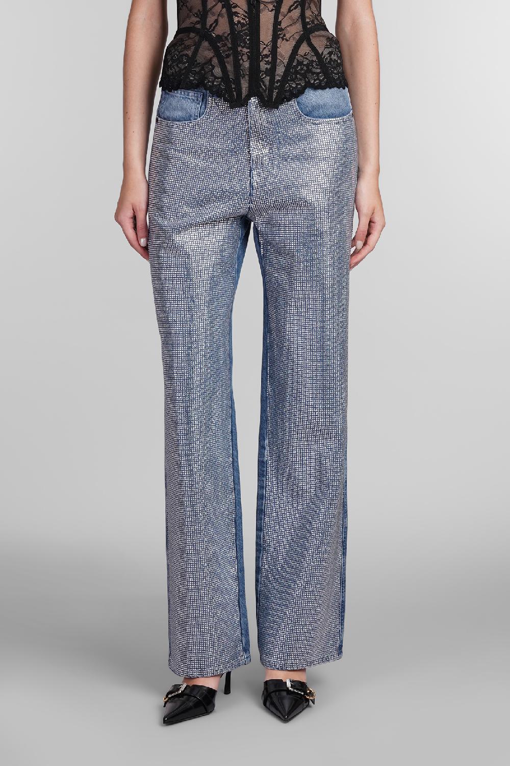 Deliberti Giuseppe di Morabito Jeans in cotone blu cod. 405141 - Deliberti The Luxury Shopping