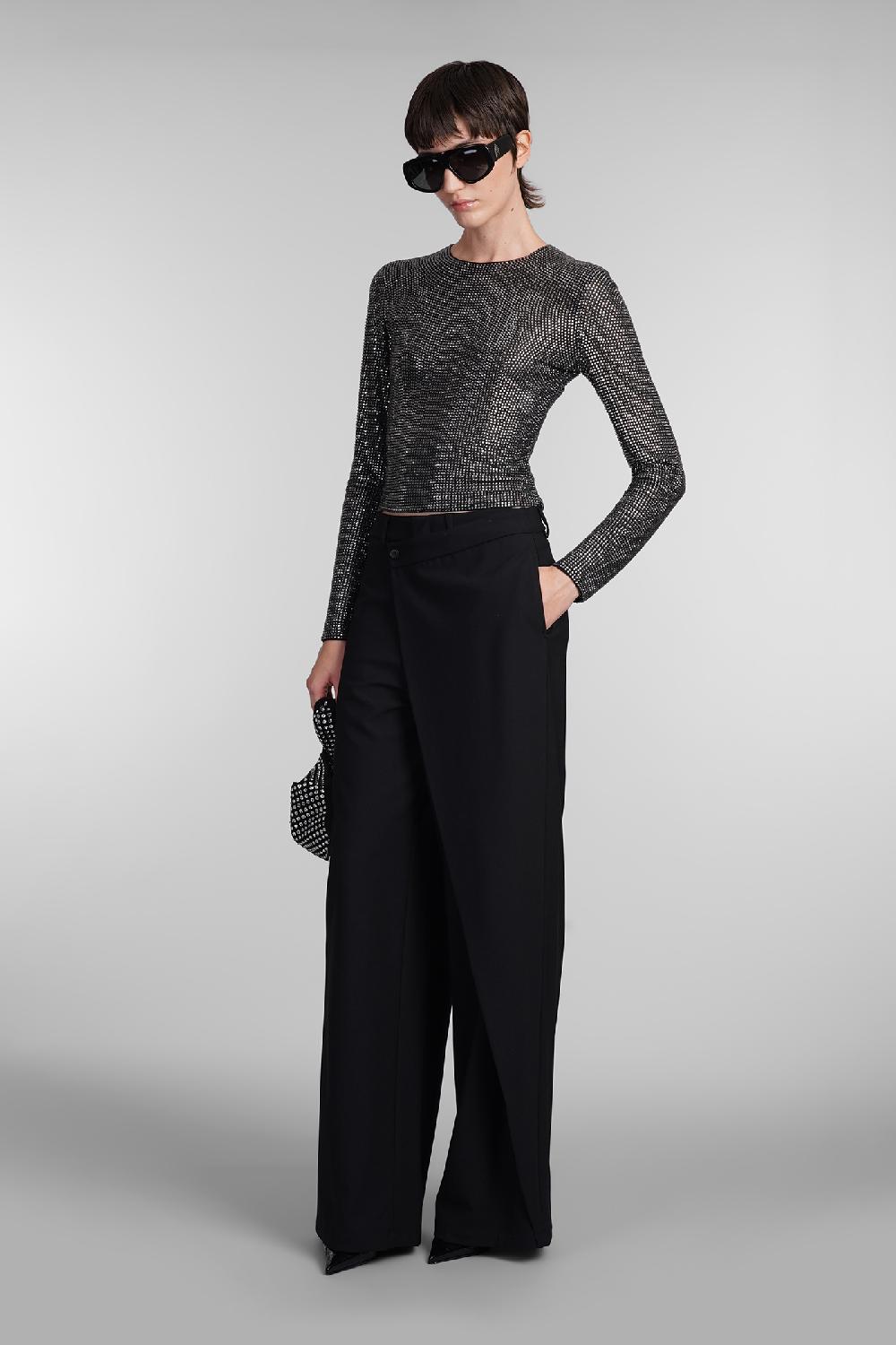 Deliberti Giuseppe Di Morabito Pantalone In Lana Nera Cod. 407962 - Deliberti The Luxury Shopping