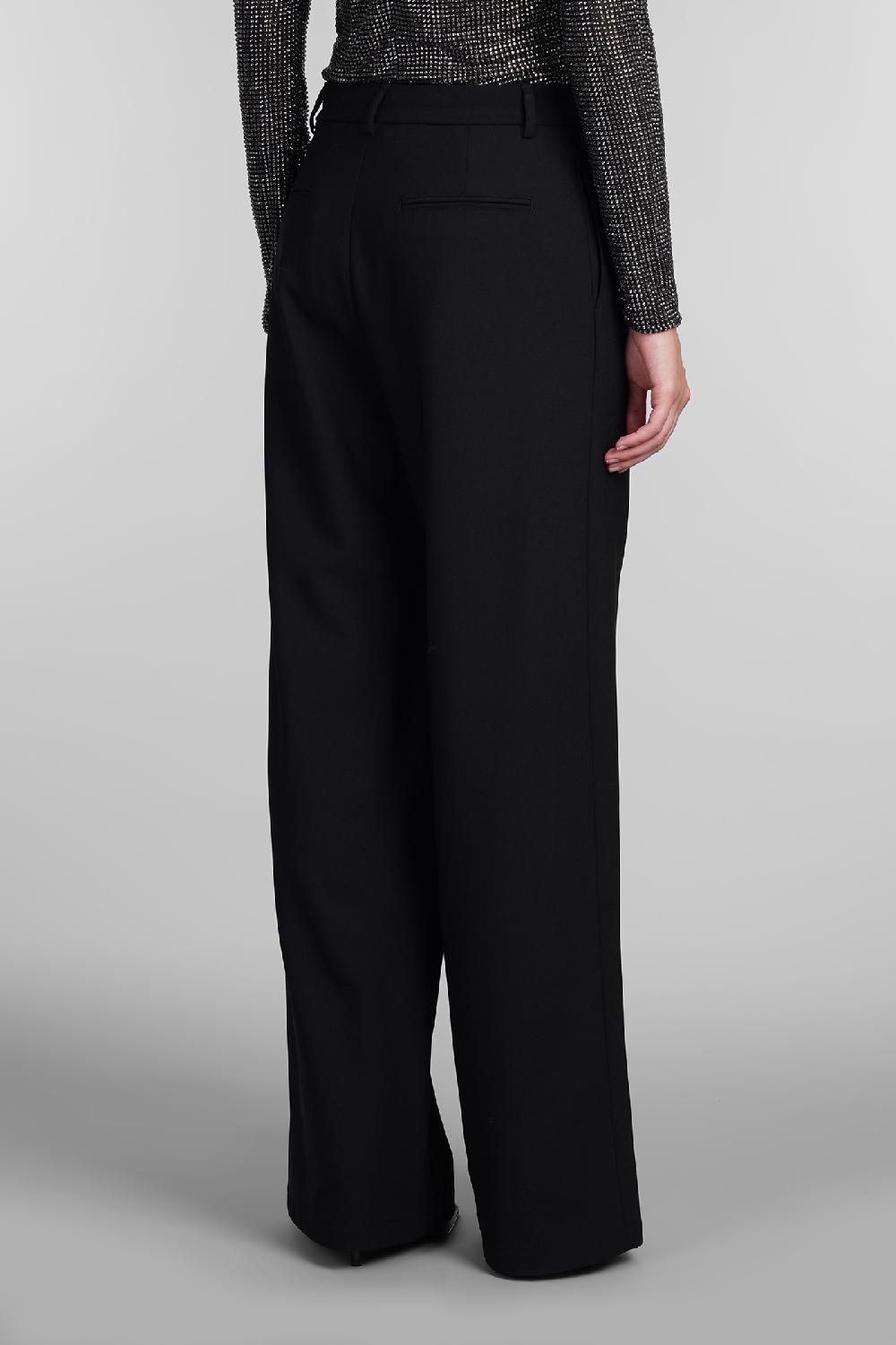 Deliberti Giuseppe Di Morabito Pantalone In Lana Nera Cod. 407962 - Deliberti The Luxury Shopping