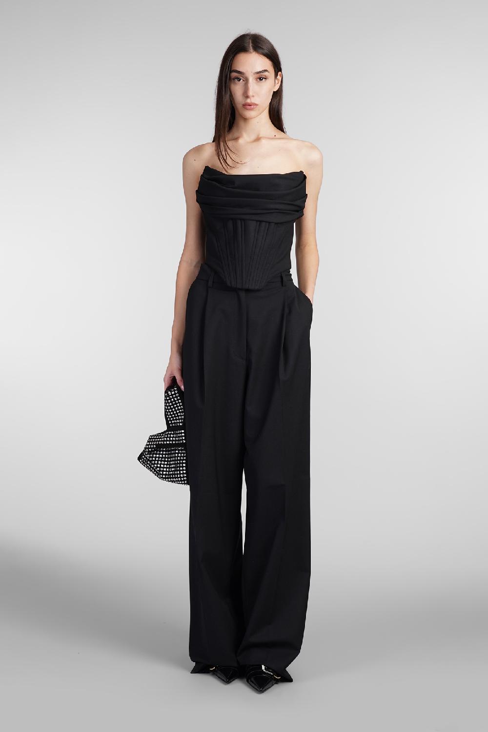 Deliberti Giuseppe Di Morabito Topwear In Lana Nera Cod. 409036 - Deliberti The Luxury Shopping