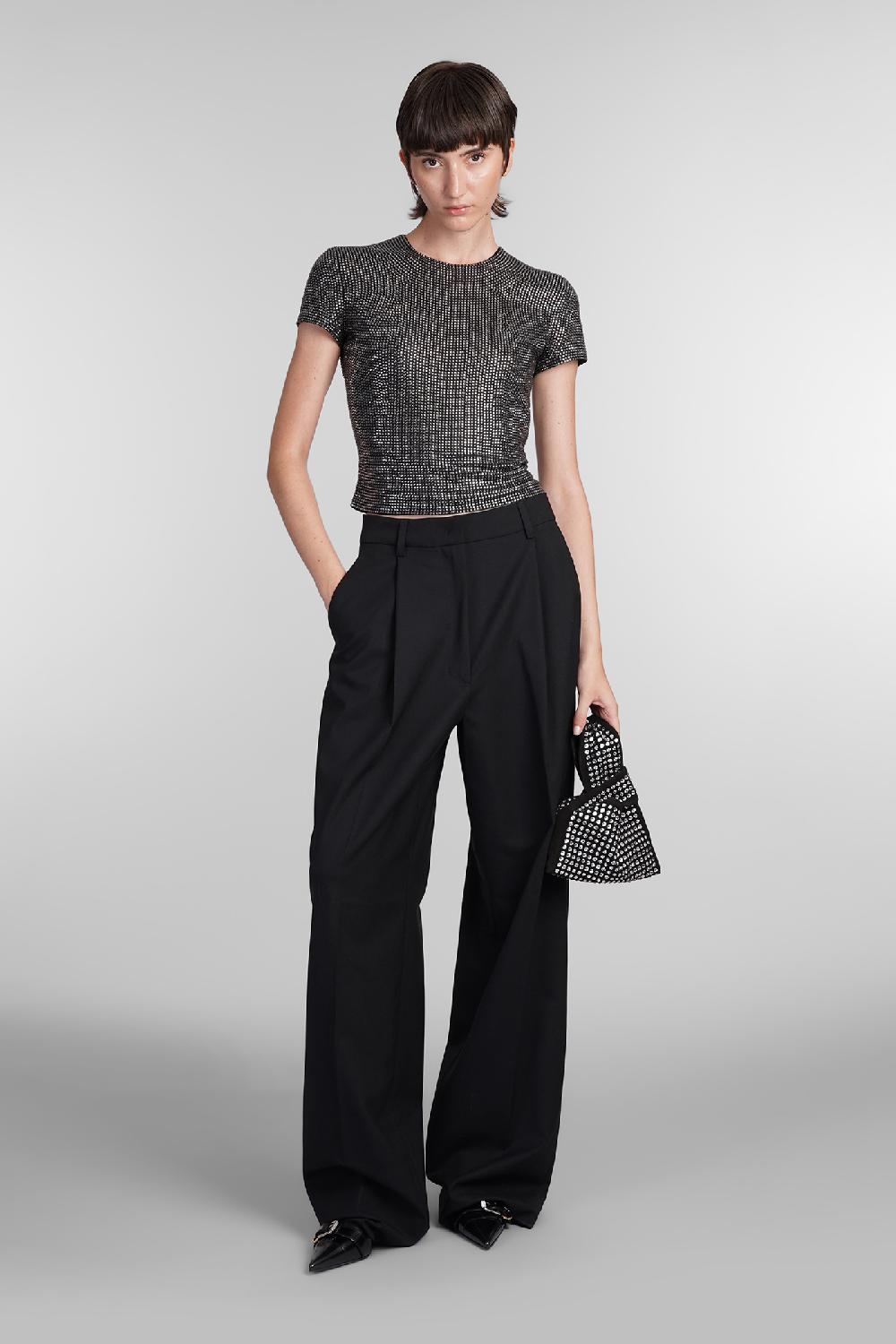 Deliberti Giuseppe Di Morabito Topwear In Poliammide Nera Cod. 405033 - Deliberti The Luxury Shopping