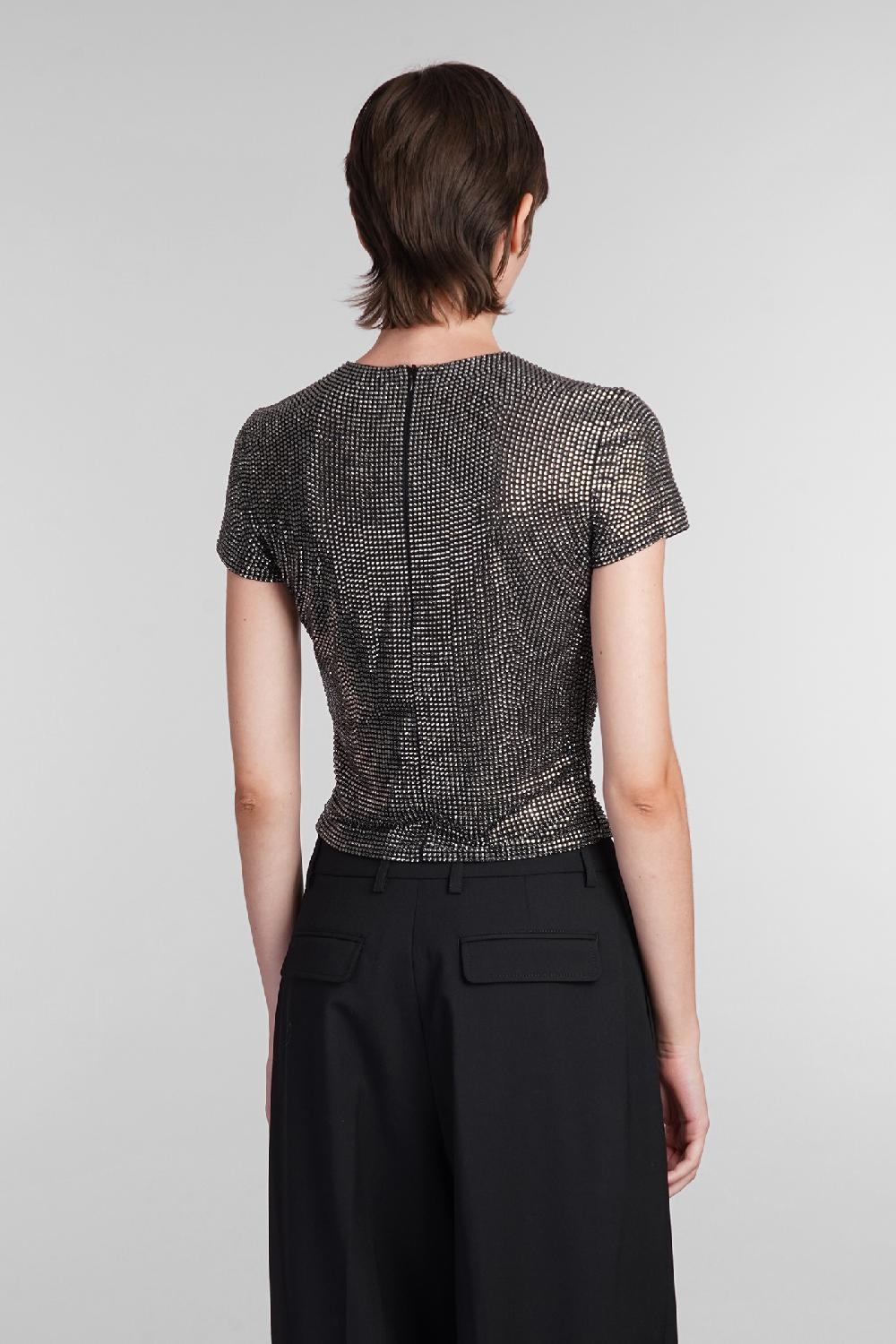 Deliberti Giuseppe Di Morabito Topwear In Poliammide Nera Cod. 405033 - Deliberti The Luxury Shopping