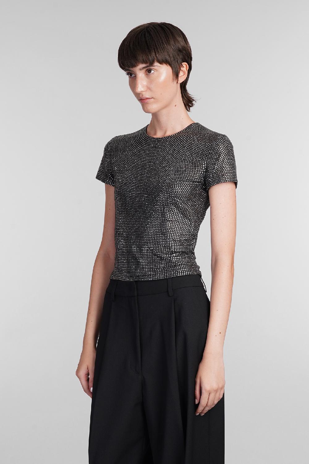 Deliberti Giuseppe Di Morabito Topwear In Poliammide Nera Cod. 405033 - Deliberti The Luxury Shopping