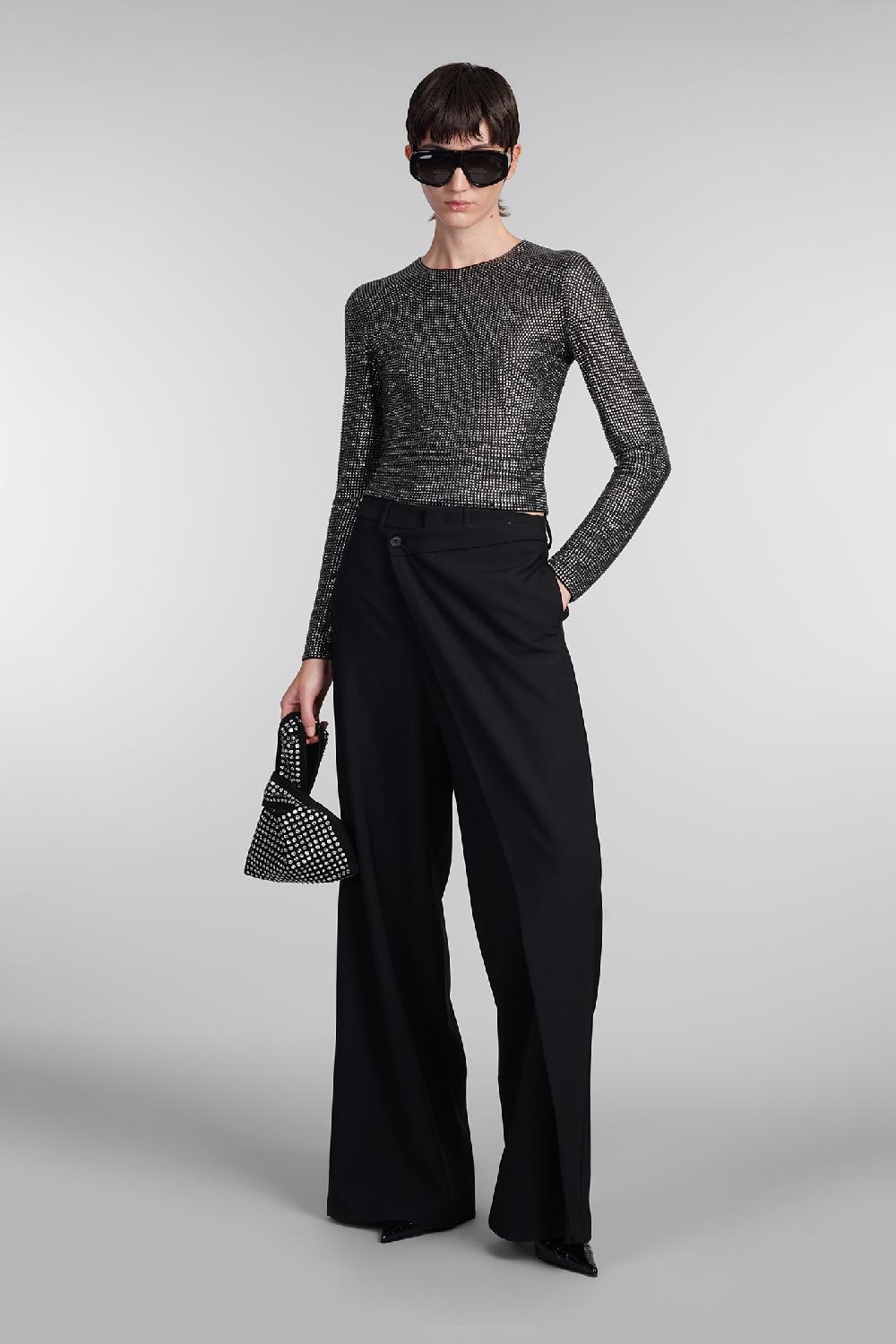 Deliberti Giuseppe Di Morabito Topwear In Poliammide Nera Cod. 406610 - Deliberti The Luxury Shopping