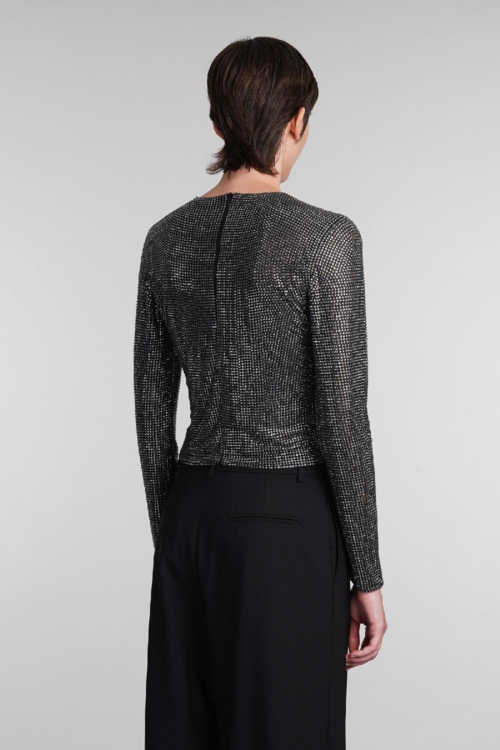 Deliberti Giuseppe Di Morabito Topwear In Poliammide Nera Cod. 406610 - Deliberti The Luxury Shopping