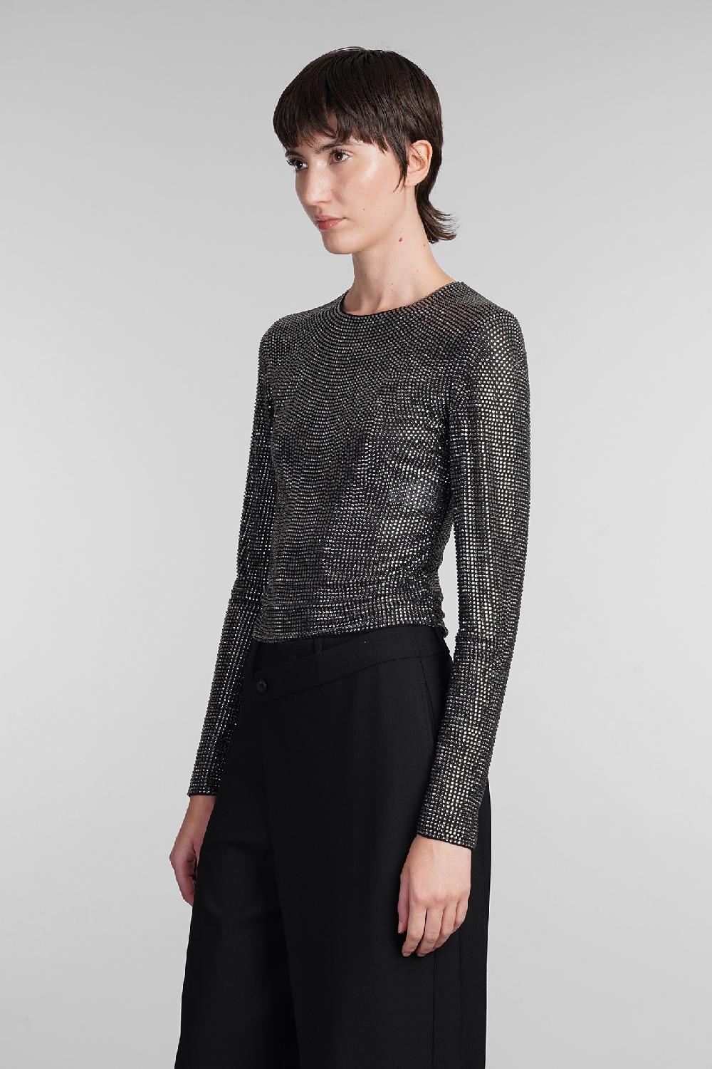 Deliberti Giuseppe Di Morabito Topwear In Poliammide Nera Cod. 406610 - Deliberti The Luxury Shopping