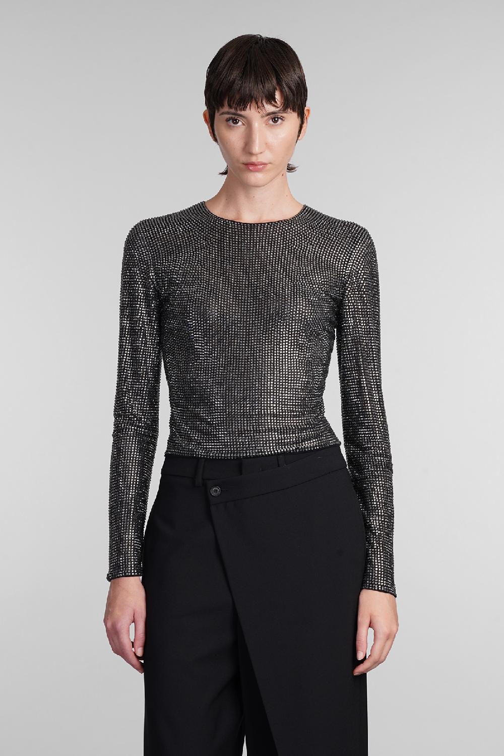 Deliberti Giuseppe di Morabito Topwear in poliammide nera cod. 406610 - Deliberti The Luxury Shopping