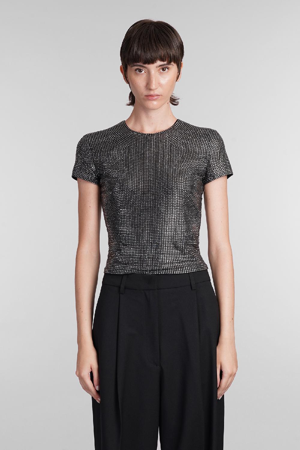 Deliberti Giuseppe di Morabito Topwear in poliammide nera cod. 405033 - Deliberti The Luxury Shopping