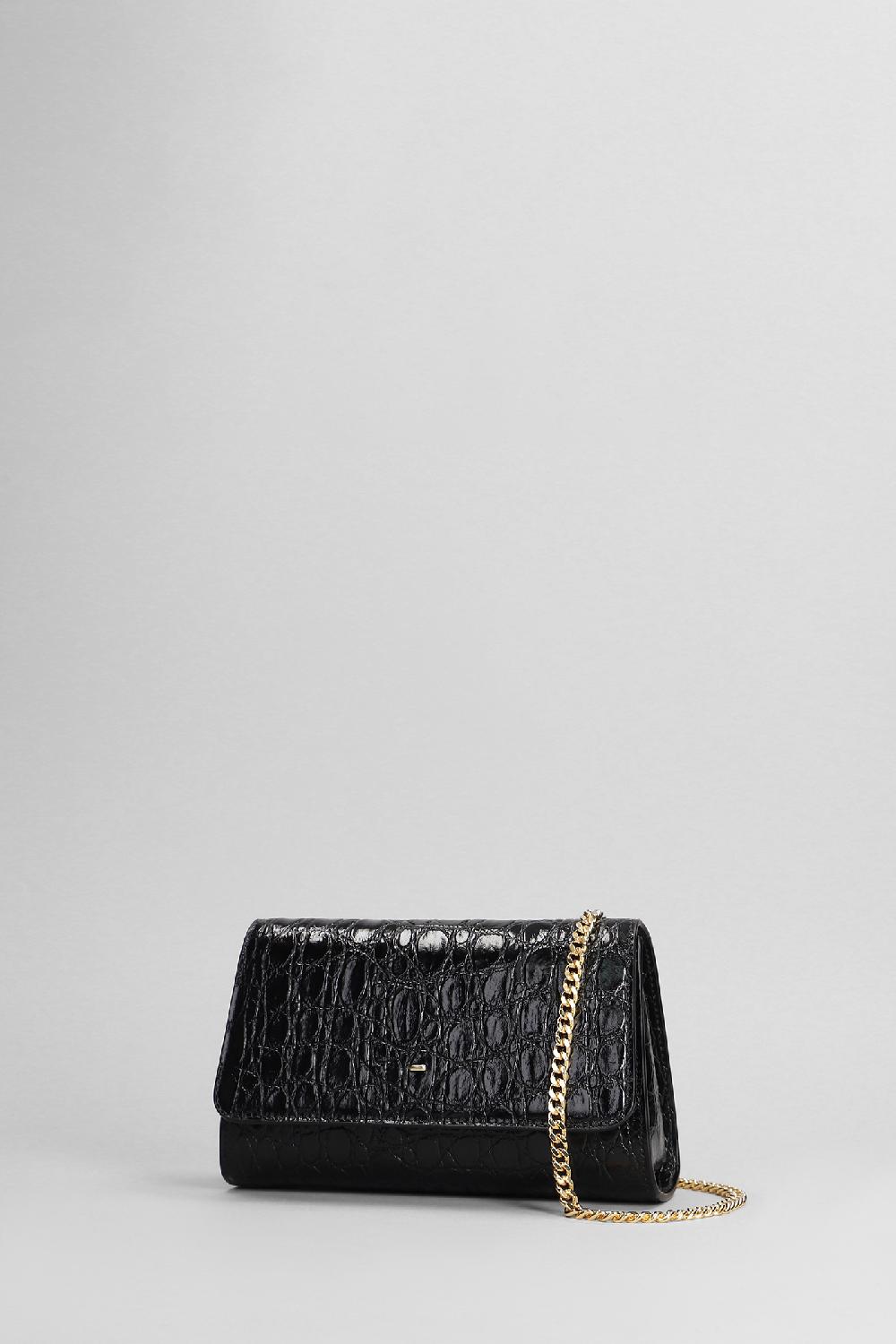 Deliberti Giuseppe Zanotti Borsa A Spalla Cleopatra In Pelle Nera Cod. 402233 - Deliberti The Luxury Shopping