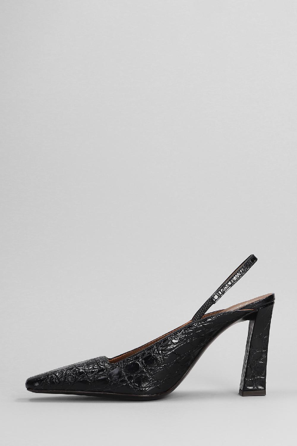 Deliberti Giuseppe Zanotti Decollete Brendha In Pelle Nera Cod. 402229 - Deliberti The Luxury Shopping