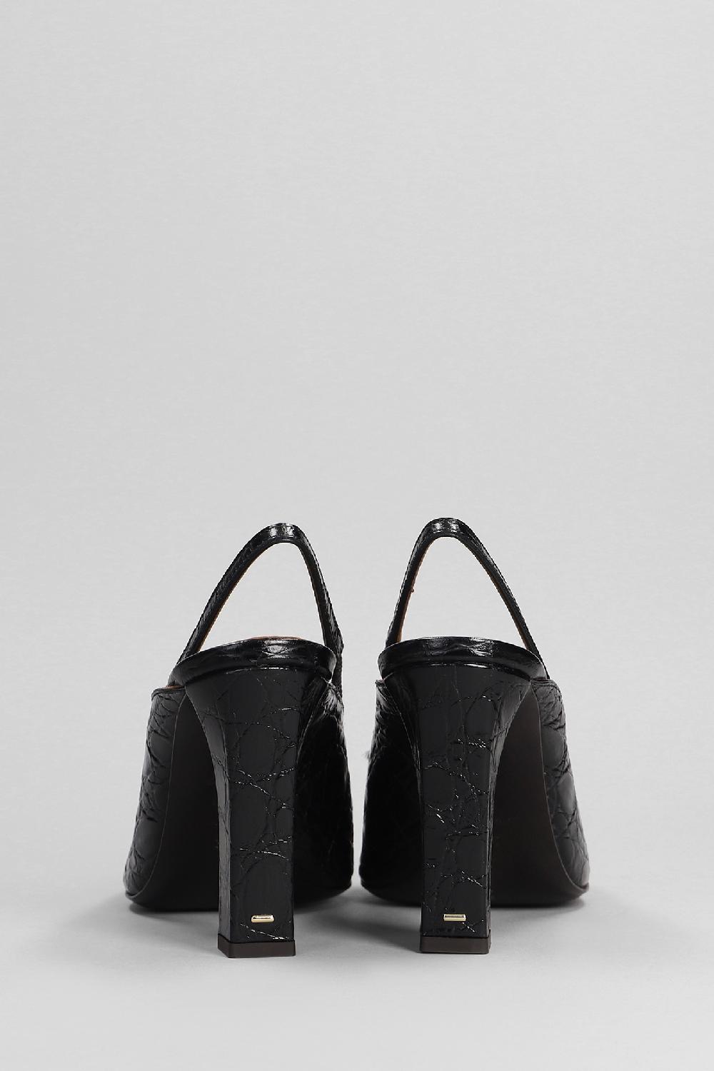 Deliberti Giuseppe Zanotti Decollete Brendha In Pelle Nera Cod. 402229 - Deliberti The Luxury Shopping