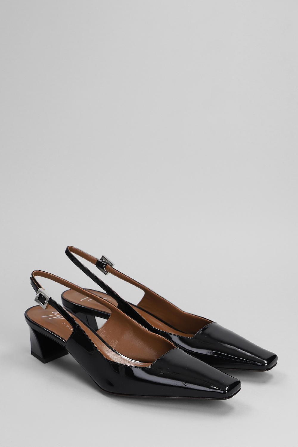 Deliberti Giuseppe Zanotti Decollete Brendha In Vernice Nera Cod. 402228 - Deliberti The Luxury Shopping