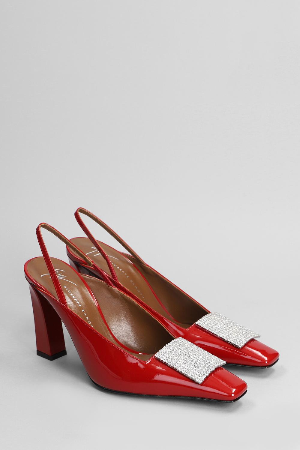Deliberti Giuseppe Zanotti Decollete In Vernice Rossa Cod. 402818 - Deliberti The Luxury Shopping
