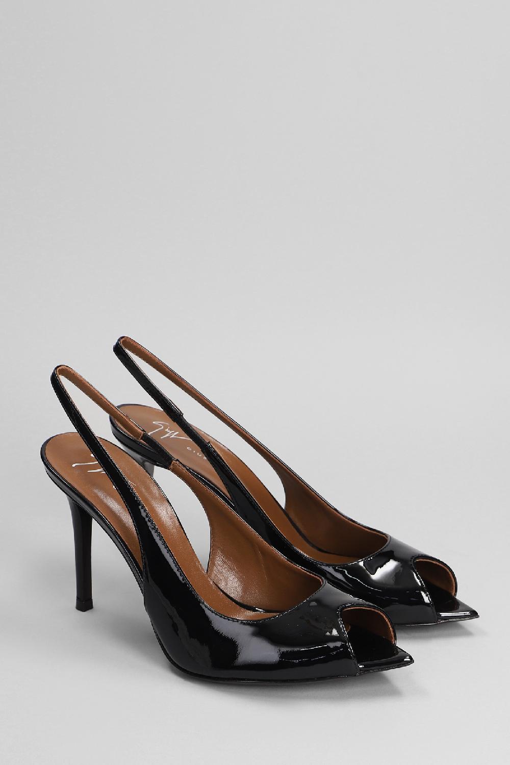 Deliberti Giuseppe Zanotti Decollete Intriigo In Pelle Nera Cod. 402231 - Deliberti The Luxury Shopping