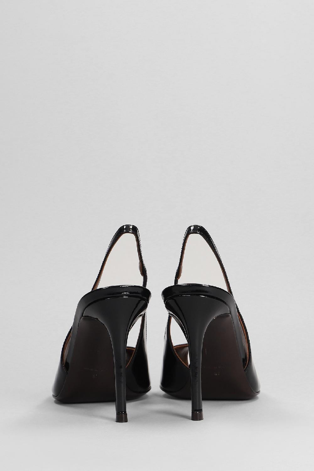 Deliberti Giuseppe Zanotti Decollete Intriigo In Pelle Nera Cod. 402231 - Deliberti The Luxury Shopping