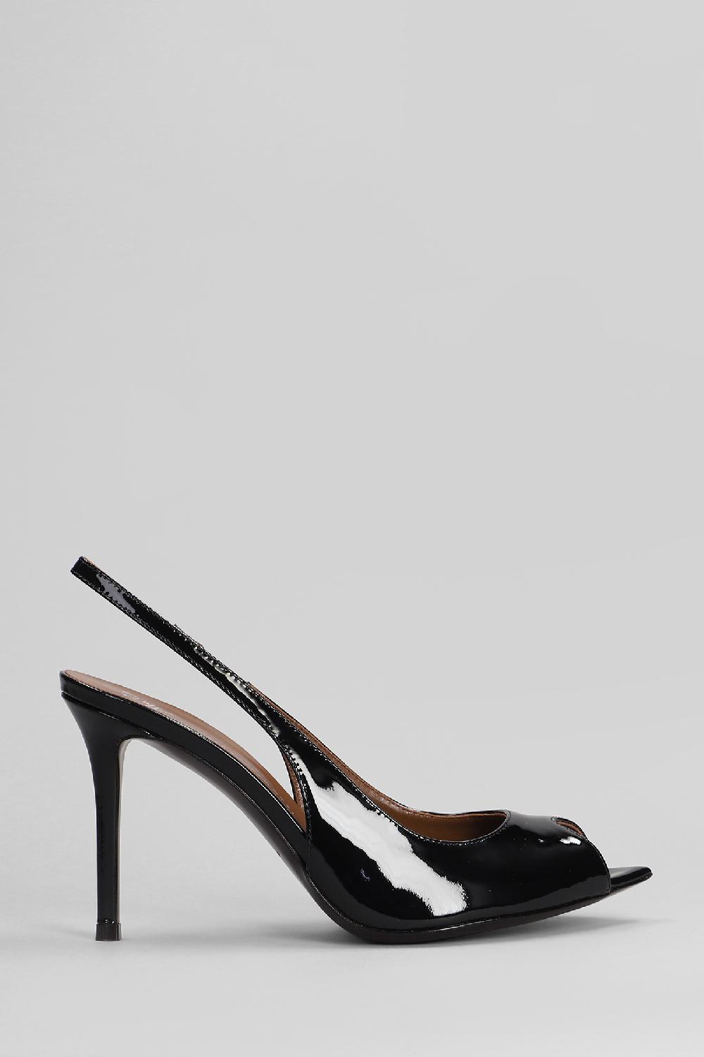 Deliberti Giuseppe Zanotti Decollete intriigo in pelle nera cod. 402231 - Deliberti The Luxury Shopping