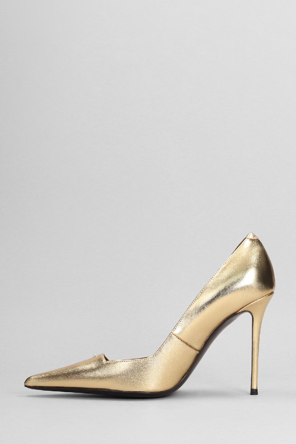 Deliberti Giuseppe Zanotti Decollete Raquel Pump 105 In Pelle Oro Cod. 403358 - Deliberti The Luxury Shopping