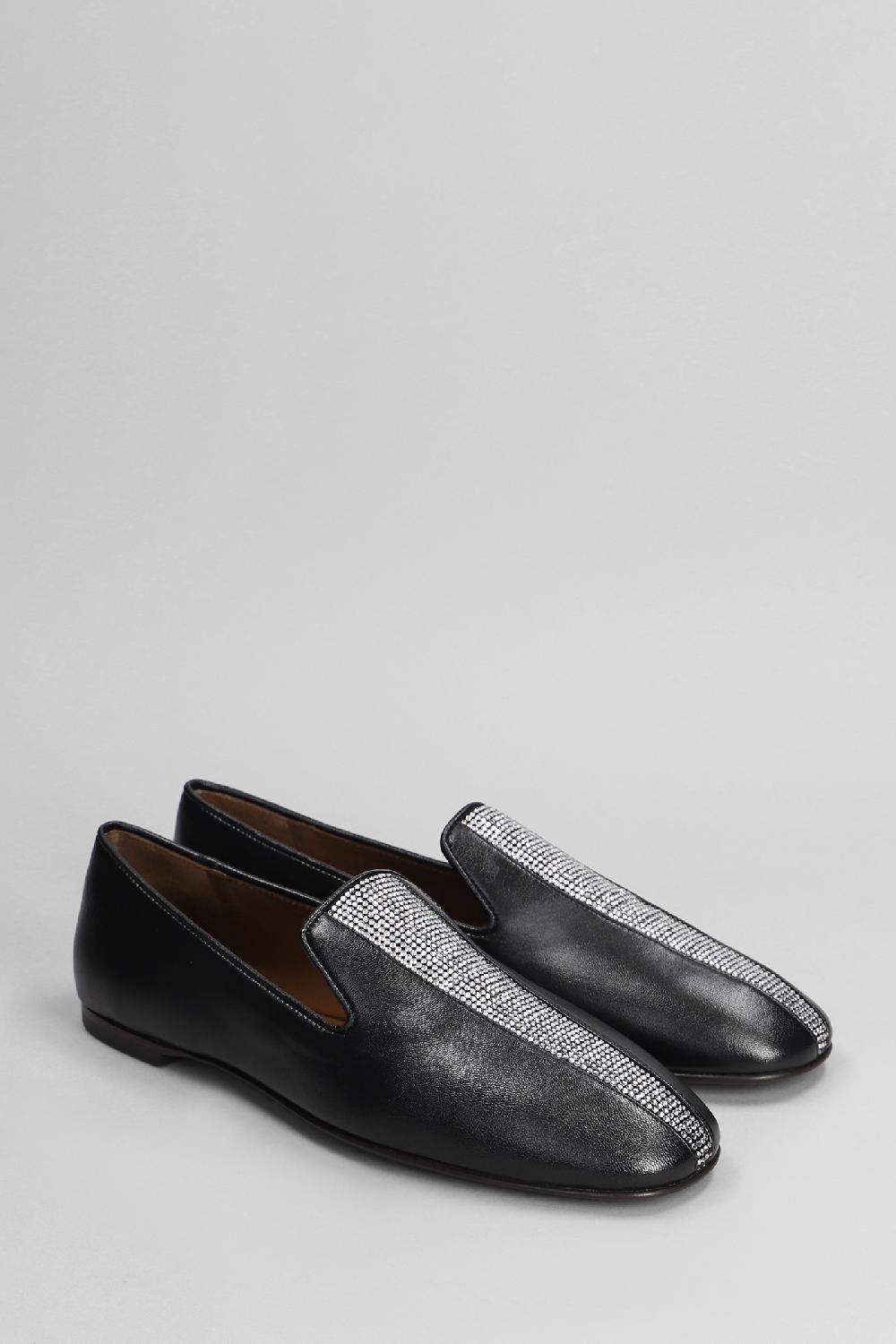 Deliberti Giuseppe Zanotti Mocassini In Pelle Nera Cod. 402817 - Deliberti The Luxury Shopping