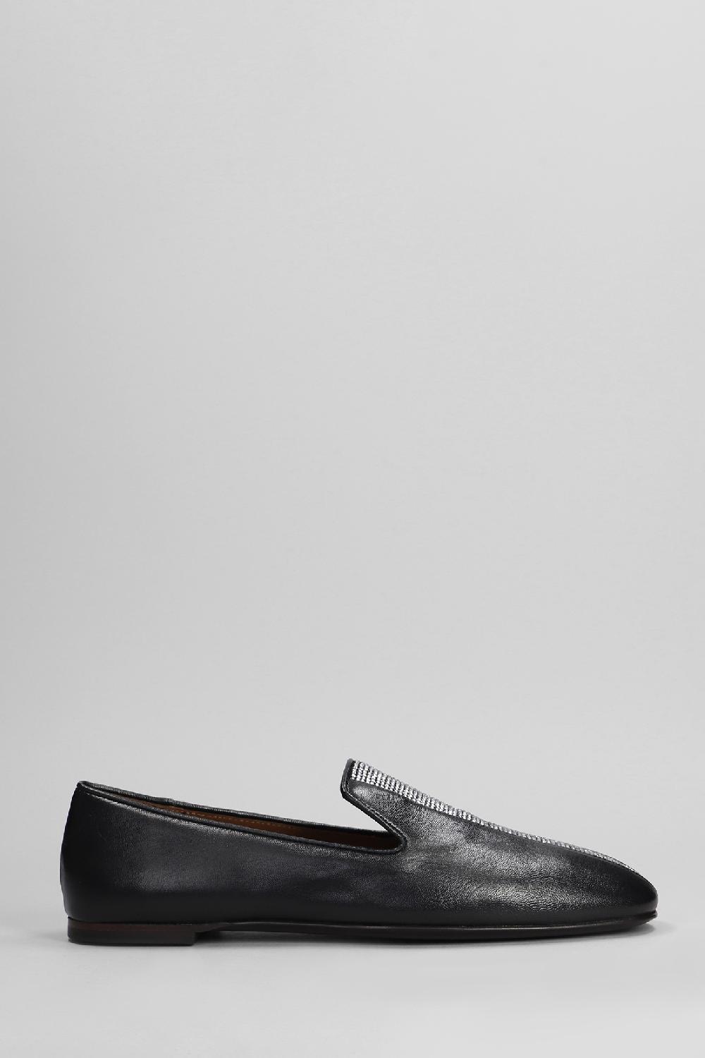 Deliberti Giuseppe Zanotti Mocassini in pelle nera cod. 402817 - Deliberti The Luxury Shopping