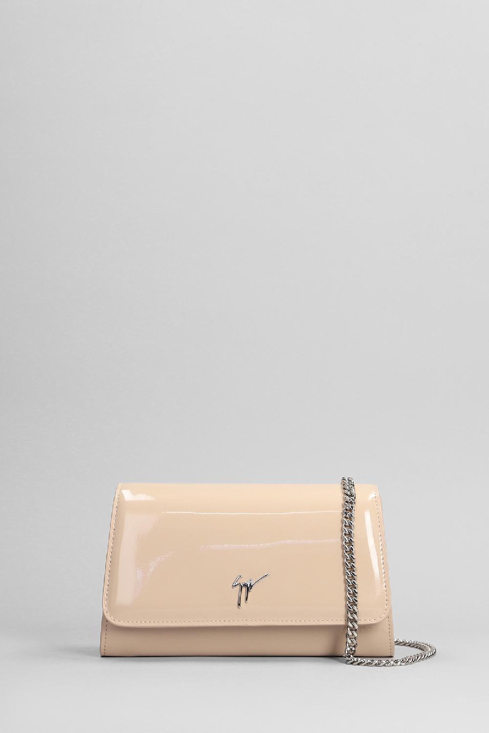 Deliberti Giuseppe Zanotti Pochette cleopatra in pelle cipria cod. 401208 - Deliberti The Luxury Shopping