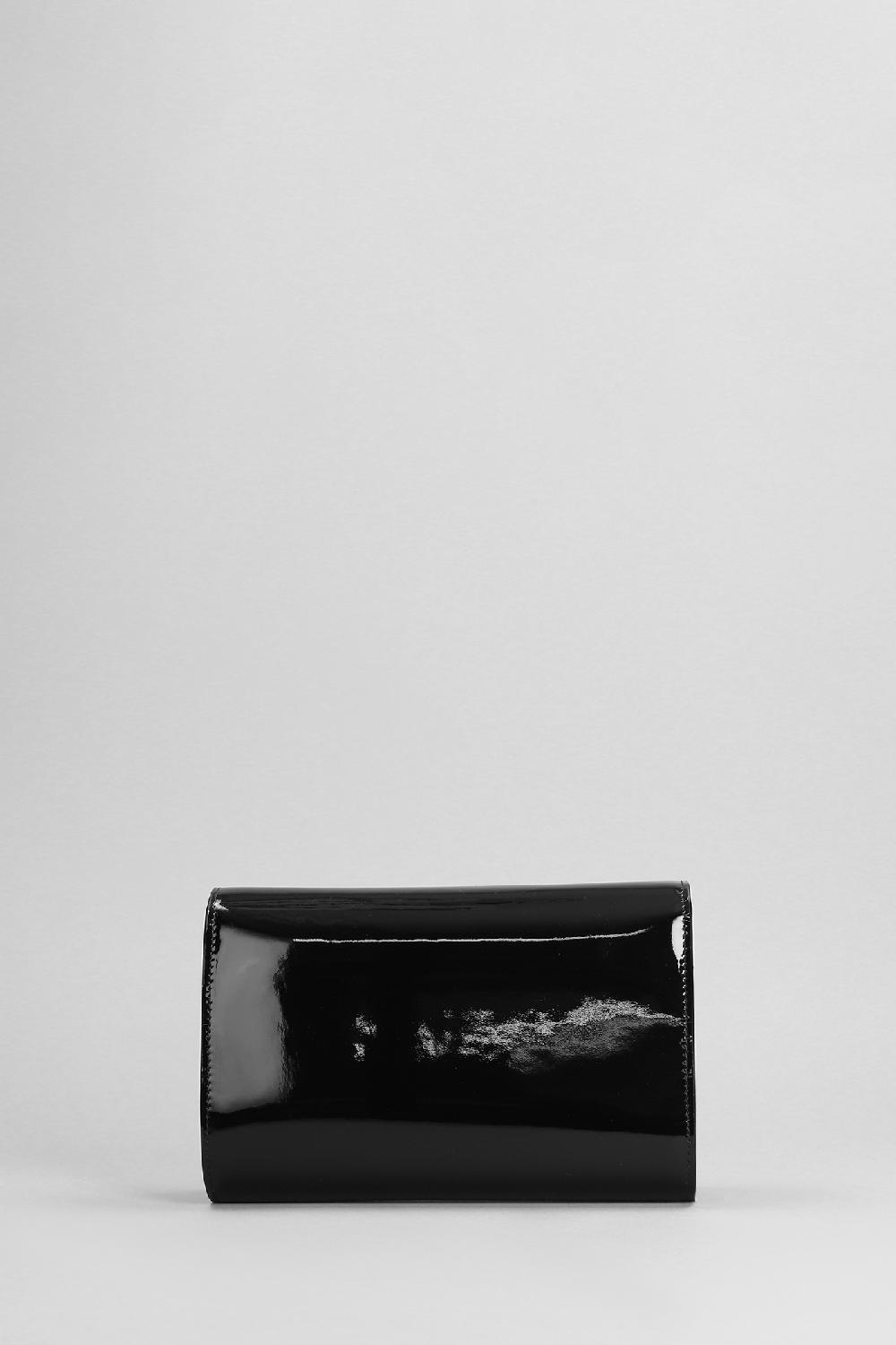 Deliberti Giuseppe Zanotti Pochette Cleopatra In Pelle Nera Cod. 402234 - Deliberti The Luxury Shopping