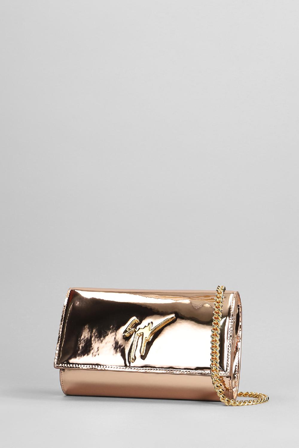 Deliberti Giuseppe Zanotti Pochette Cleopatra In Pelle Rame Cod. 393698 - Deliberti The Luxury Shopping