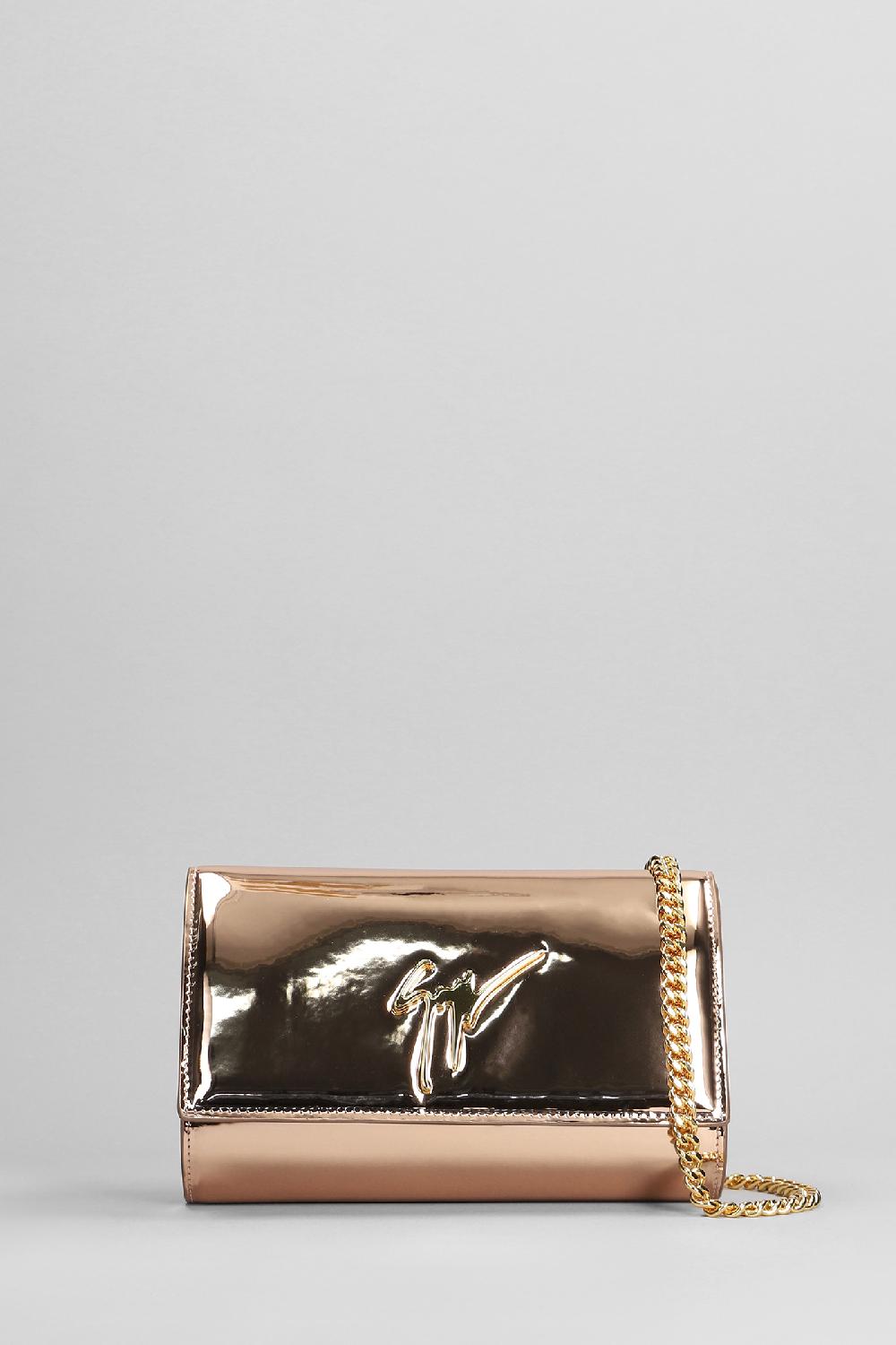 Deliberti Giuseppe Zanotti Pochette cleopatra in pelle rame cod. 393698 - Deliberti The Luxury Shopping