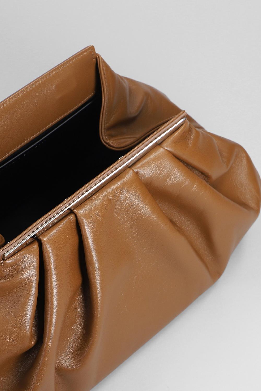 Deliberti Giuseppe Zanotti Pochette In Pelle Cuoio Naturale Cod. 402237 - Deliberti The Luxury Shopping